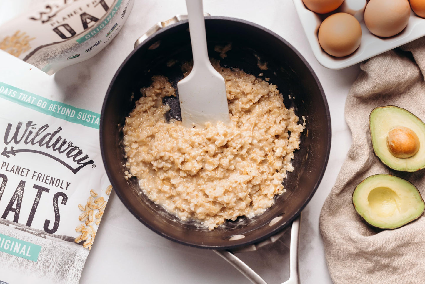 Wildway Organic Rolled Oats, Gluten-Free, Non-GMO, 9 Oz, Regenerative & Sustainable