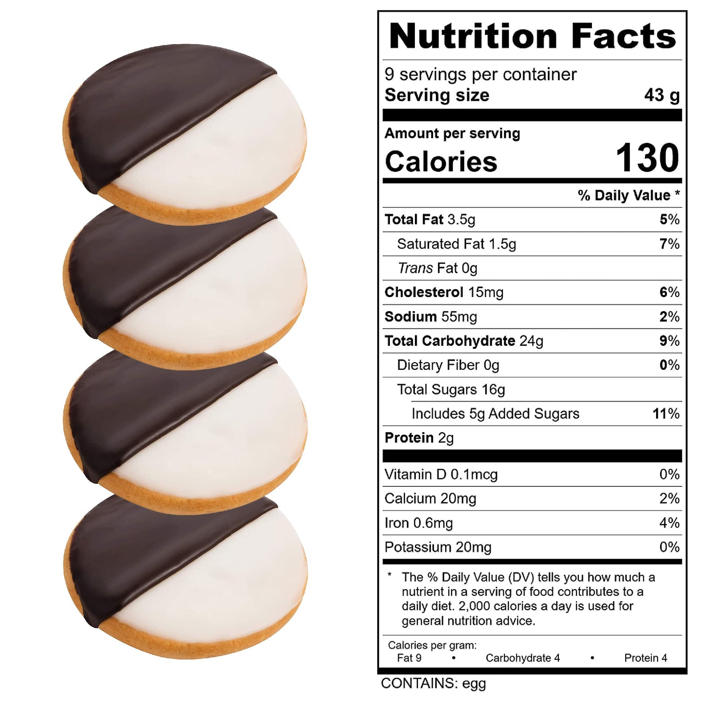 Reisman'S Bakery Value Pack, Nut-Free, Dairy-Free Bakery Food And Dessert, Delicious Snack Box, Black And White Cookie