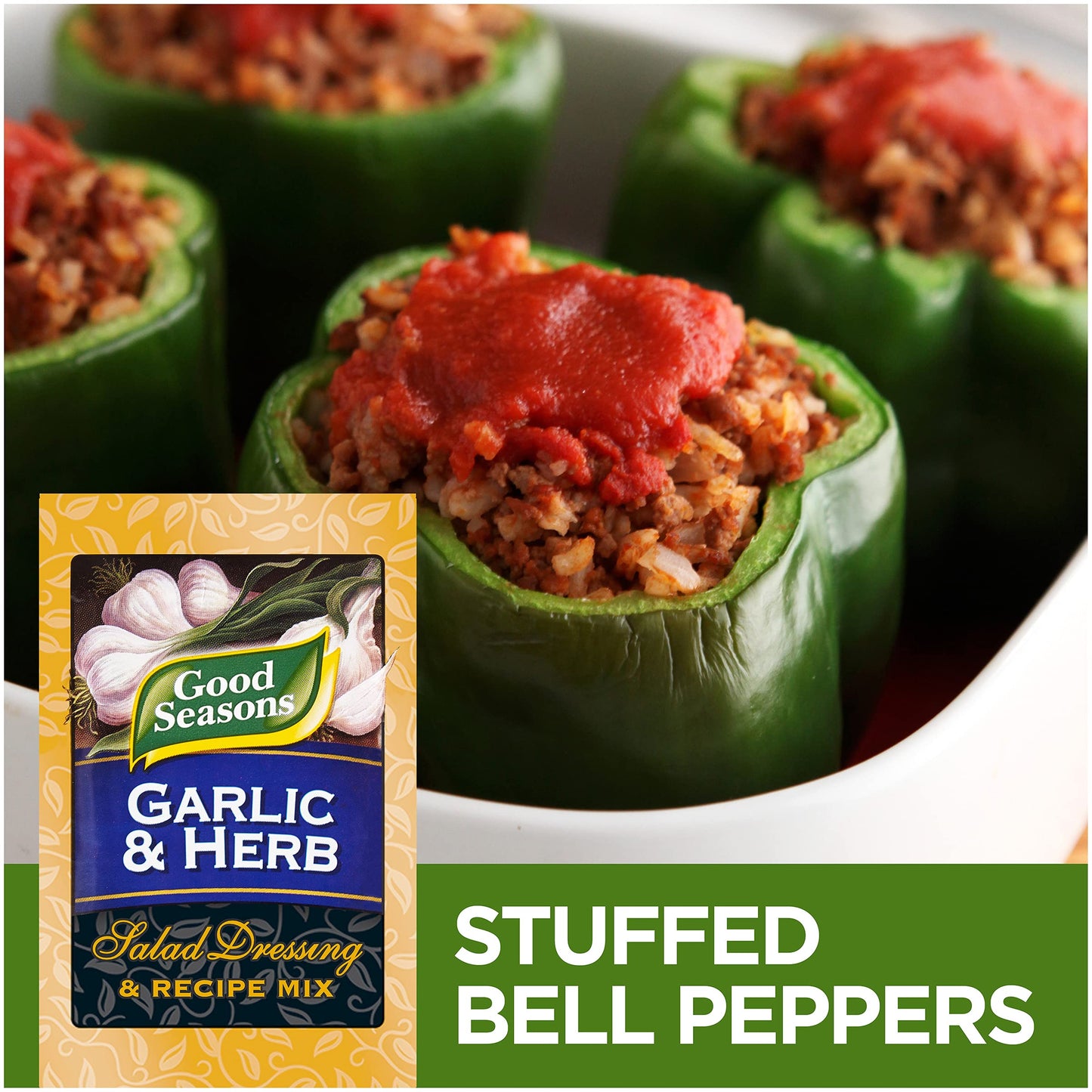 Good Seasons Garlic & Herb Dressing & Recipe Mix, 0.75 Oz