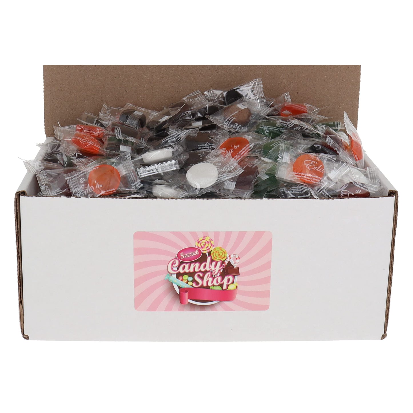 Eda'S Sugar Free Hard Candy Zero Sugar Candies Bulk In Box (Individually Wrapped) (Assorted Winter, 8Oz)