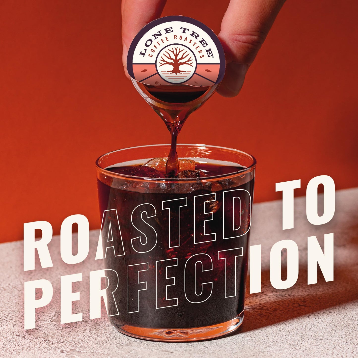 Lone Tree Single-Serve Coffee Pods - enhanced 100% Arabica Liquid Concentrate - Daily Delight Medium Roast - 12 Pods - Ready Hot or Iced