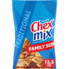 Chex Mix Traditional Savory Snack Mix, Family Size, 13.5 Oz