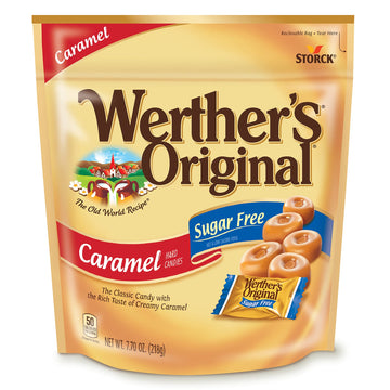 Werther'S Original Hard Sugar Free Caramel Candy, 7.7 Oz Bag
