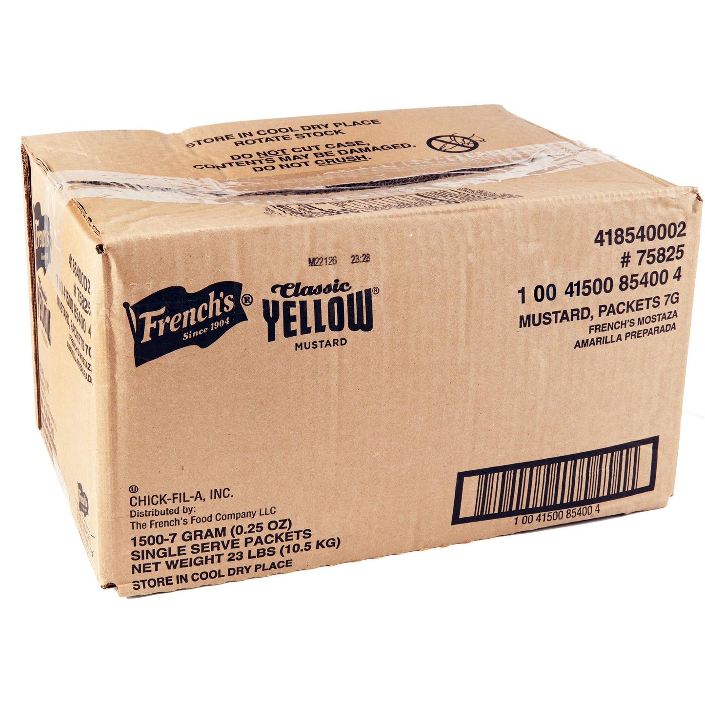 French's Classic Yellow Mustard Packets, 1500 count - One 1500 Count Individual Yellow Mustard Packets, Perfect Single-Serve Siz