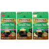 Twinings Green Tea Variety 3-Pack - Pure Green Tea, Green Tea Jasmine + Green Tea Pomegranate, Raspberry & Strawberry Tea Bags,