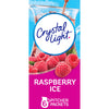Crystal Light Sugar-Free Raspberry Ice Low Calories Powdered Drink Mix 6 Count(Pack of 12)