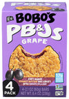 Bobo'S Oat Bars Grape Jam Pb&Js 4 Count, 8.4 Oz