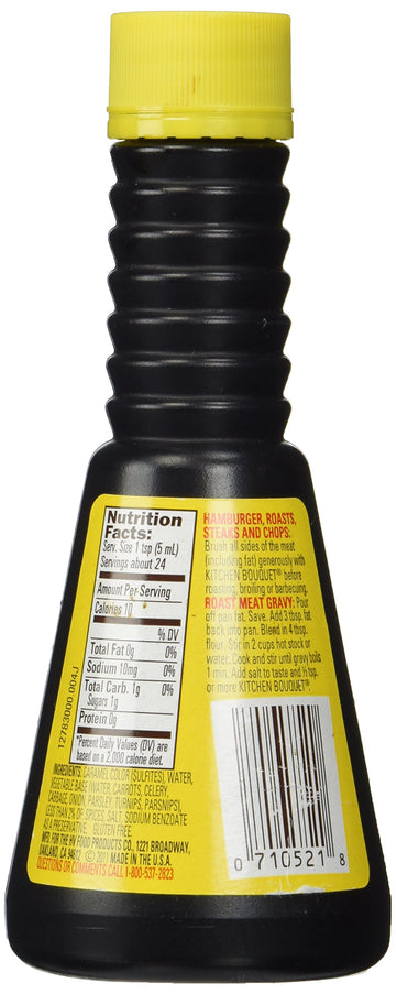 Kitchen Bouquet Browning and Seasoning Sauce - 4 Fl Oz - Perfect for Enhancing Flavor and Color in Cooking