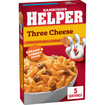 Hamburger Helper Pasta Three Cheese, 6 Ounces, 12 Per Case.