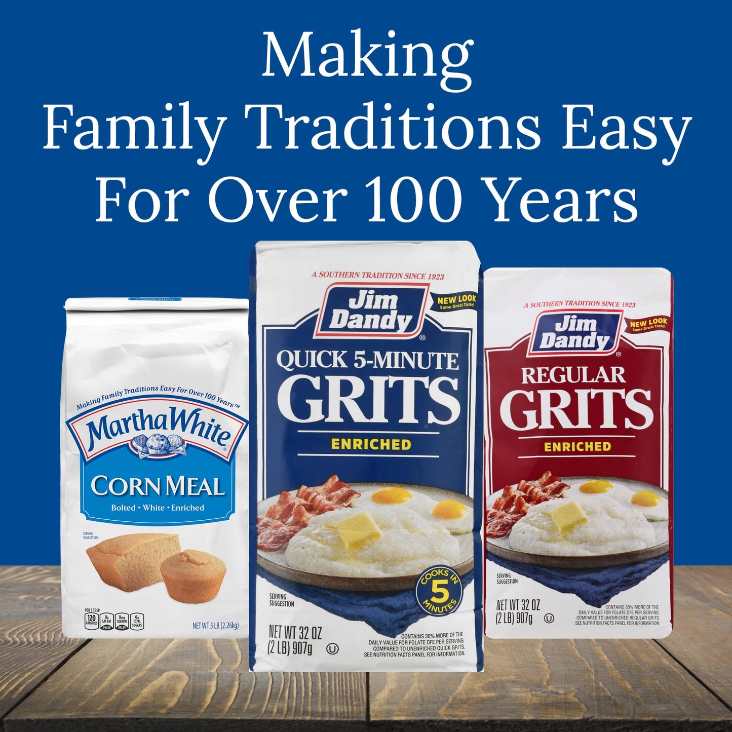 Jim Dandy Grits, Regular Enriched, 32 oz, 1 Pack