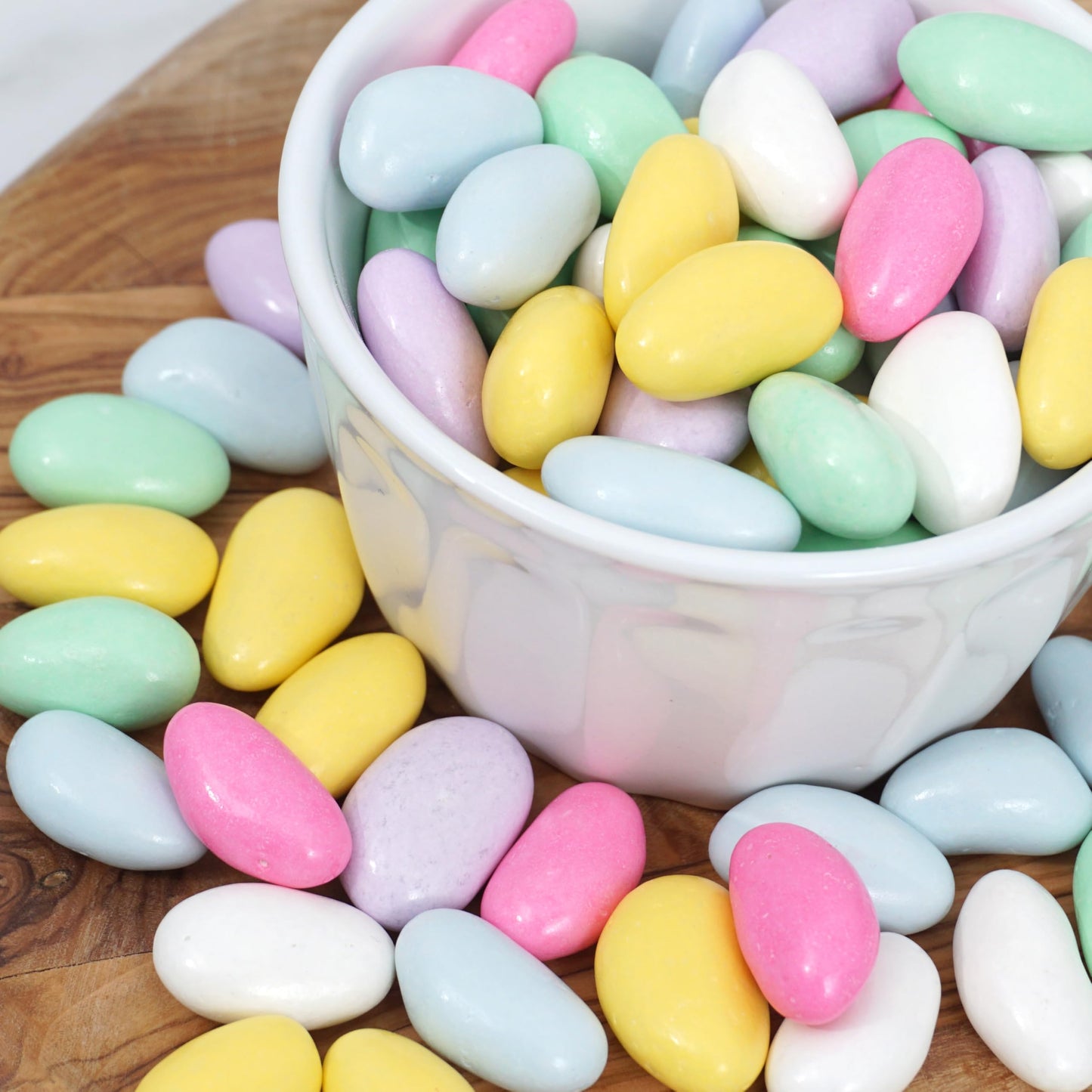 Assorted Jordan Almonds, 3 Pound Jodan Almonds Bulk Bag, Almond Candy, Jordan Almonds Candy
