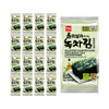 Wang Olive Oil Roasted Seaweed Snack with Green Tea, Gluten-free, Keto-friendly, Vegan, Healthy Snack 0.14 Ounce, Pack of 16