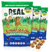 REAL Chocolate Chip Mini Cookie Poppers - Gluten Free, Dairy Free, Vegan - 4.5 oz, 3 Pack, Brown