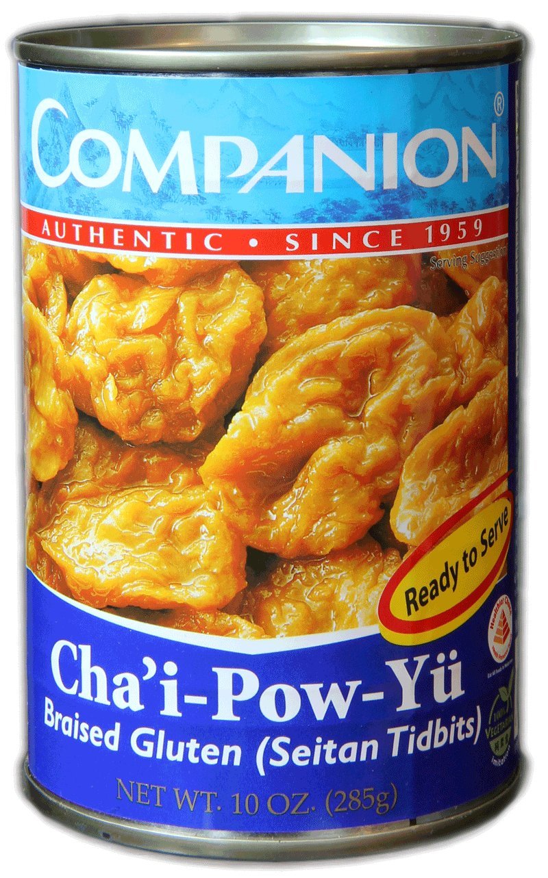 Companion - Braised Gluten Seitan Tidbits, 10 Oz. Can (Pack Of 12)