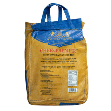 Golden Crown Chefs Premier Basmati Rice - 160 Oz (10Lb), Naturally Aged Extra Long Aromatic Sella Rice For Biryani, Palao & Pila