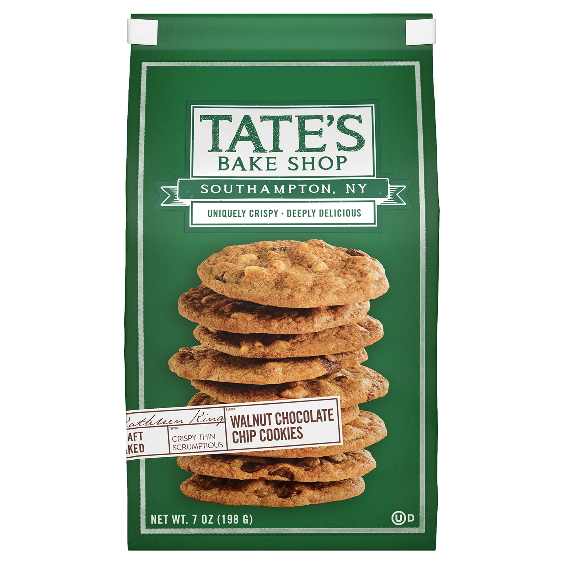 Tate'S Bake Shop Walnut Chocolate Chip Cookies, 7 Oz