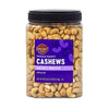 Wellsley Farms Whole Fancy Salted and Roasted with Sea Salt. Whole Cashews, 42 oz. Tub. Certified Kosher