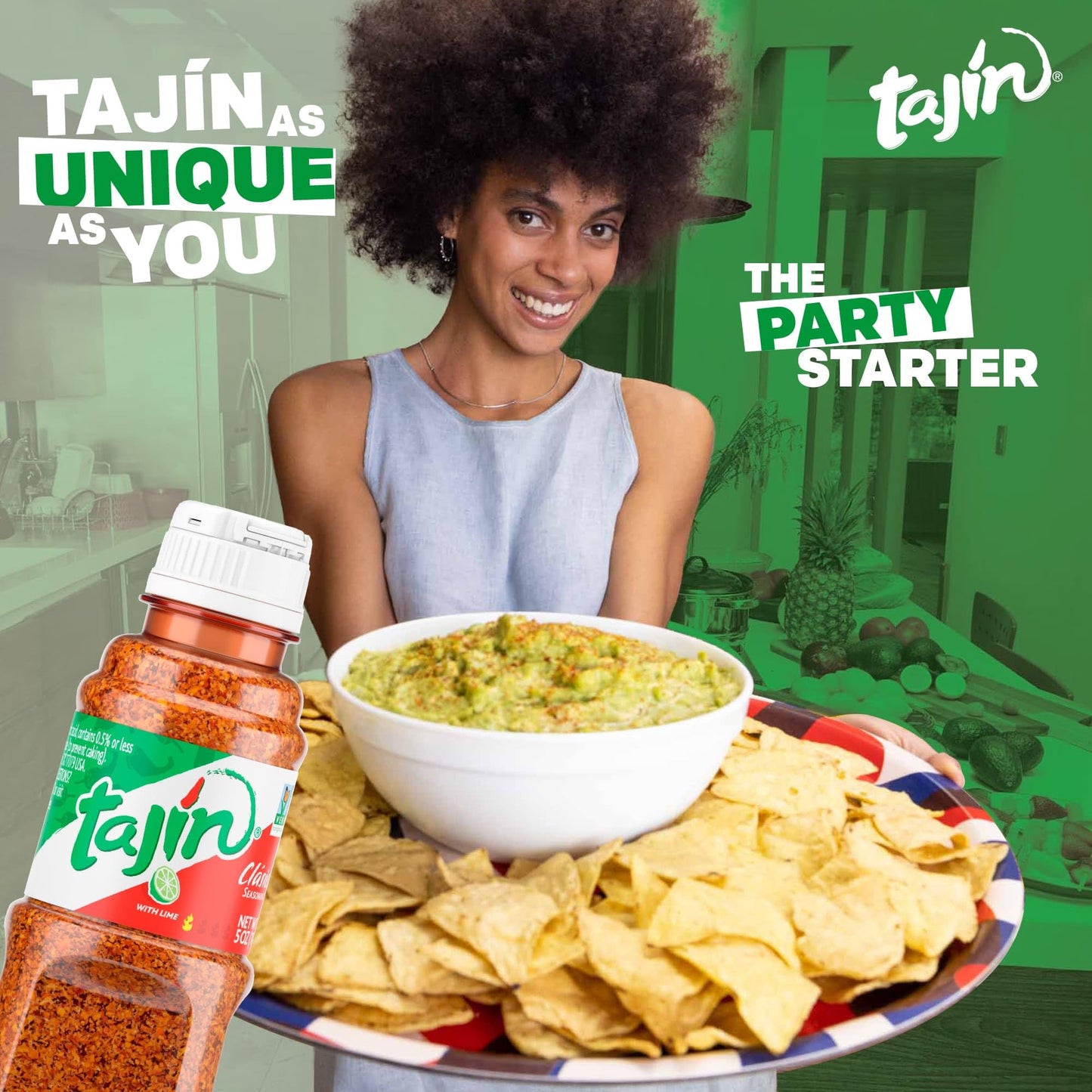 Tajín Clásico Chile Lime Seasoning 5 Oz (Pack Of 3)