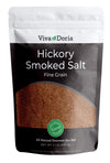 Viva Doria Hickory Smoked Sea Salt, Fine Grain, 32 Ounce, Natural Flavor