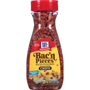 Mccormick, Bac'N Pieces, Bacon Chips, 4.1Oz Container (Pack Of 3)