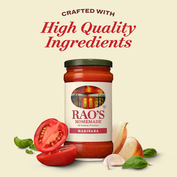Raos Homemade Marinara Sauce, All Purpose Keto Friendly, 15.5 oz, Premium Quality, Made with Tomatoes from Italy