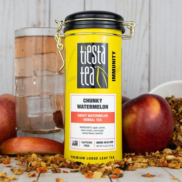 Tiesta Tea - Chunky Watermelon | Sweet Watermelon Herbal Tea | Premium Loose Leaf Tea Blend | Non-Caffeinated Fruit Tea | Make H