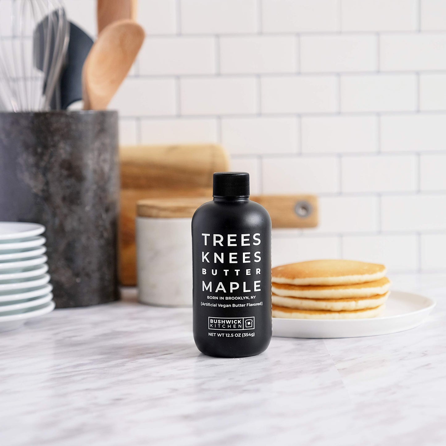 Trees Knees Butter Maple, Organic Maple Syrup With Sea Salt, Vegan, Gluten-Free, Paleo-Friendly, Grade A Maple Syrup Infused Wit