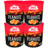 Nut Harvest, Flamin Hot Peanuts, 16 oz Canisters, (4 Pack)