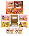 Samyang Buldak Hot Spicy Chicken Ramen Noodle Korean Stir-Fried Ramen (10, 2X Spicy, 2 Carbonara, 2 Cream Carbonara, Quattro Che