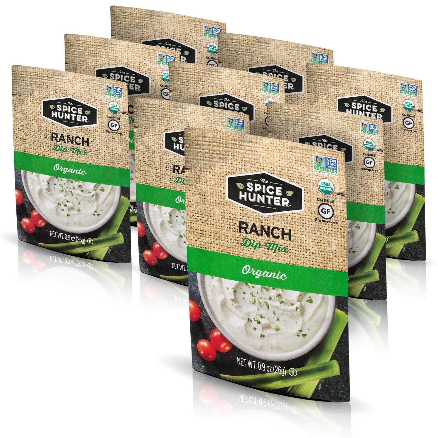 Spice Hunter Pkt Ranch Dip 0.9 Ounces (Pack of 12)