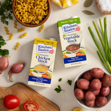 Kitchen Basics Unsalted Chicken Stock, 32 Oz (Pack Of 12) | No Artificial Flavors And Gluten Free |