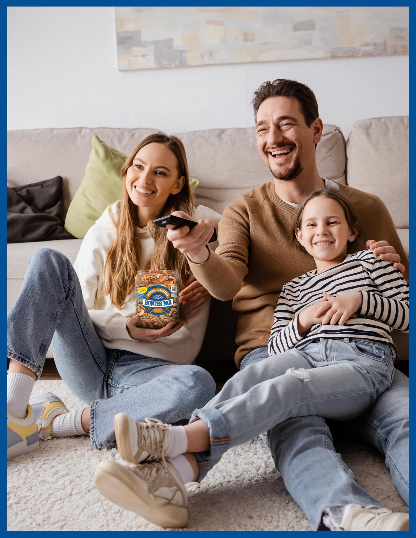 Southern Style Nuts Honey Roasted Hunter Mix, 23 Ounces, Sesame Sticks, Peanuts, Sunflower Kernels, Almonds, Cashews, And Pepitas