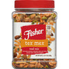 Fisher Snack Tex Mex Bulk Trail Mix, 30 oz (Pack of 1); Hot & Spicy Peanuts, Almonds, Salsa Corn Sticks, Sesame Sticks, Chili Bi