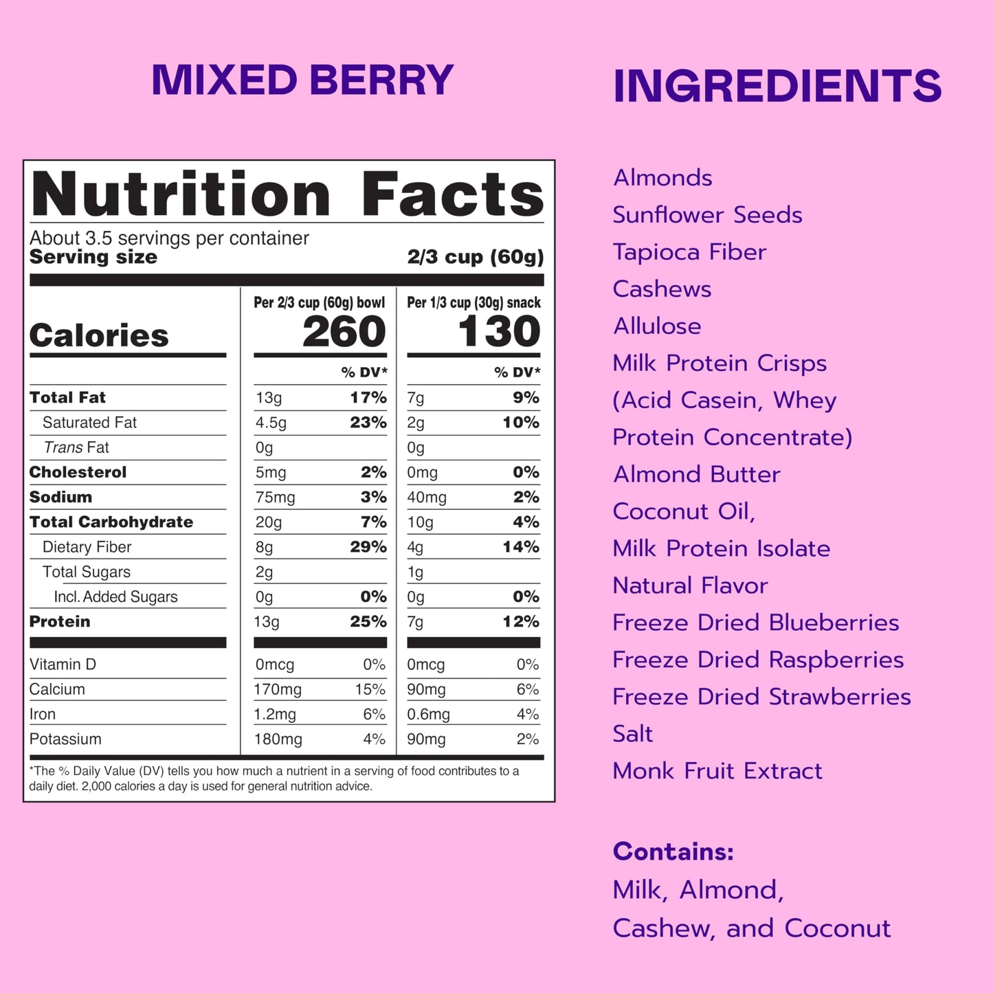 Magic Spoon Protein Granola - High Protein Granola, Keto Friendly, Low Sugar, Grain Free, Healthy Breakfast Or Quick Snack And A