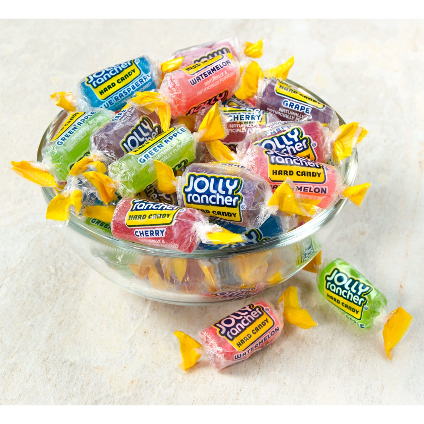 Jolly Rancher Assorted Fruit Flavored Hard Candy Bulk Bag, 5 Lb