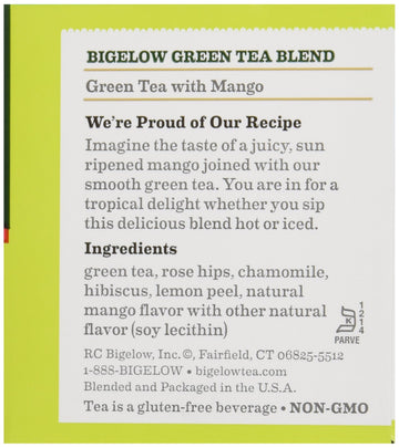 Bigelow Tea Grn Mango 20Bg