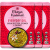 Maya Kaimal Organic Indian Foods | Green Split Pea Everyday Dal | 10oz (PACK of 3) | Microwaveable, Ready to Eat, Fully Cooked w