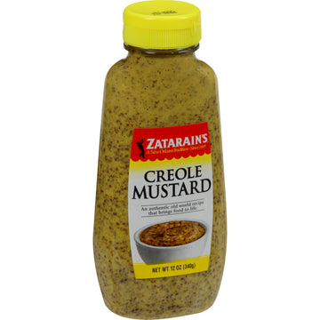 Zatarain'S Creole Mustard, Squeeze Bottle, 12Oz (Pack Of 12)