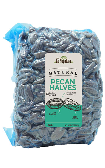 La Nogalera Pecans - Raw Pecan Nuts, Natural, 5 Lbs Vacuum Sealed Bag. They Compare To Organic, No Shell, Non-Gmo, No Preservati