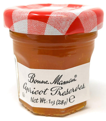 Bonne Maman Apricot Preserve Mini Jars - 1 Oz X 60 Pcs - Kosher