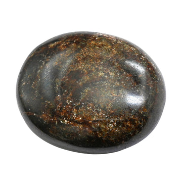 Amazing Gemstone Garnet Palm Stone - Pocket Massage Worry Stone For Natural Body Chakra Balancing, Reiki Healing And Crystal Gri