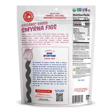 Made In Nature Organic Dried Turkish Smyrna Figs, 16 Ounce (Pack of 2) - Vegan Snack, Non-GMO, Unsulfured, Gluten Free, Kosher