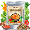 Yimi Kimchi Mushroom Ramen Toppings, Dehydrated Mixed Vegetables, Gluten Free, 16oz Pack