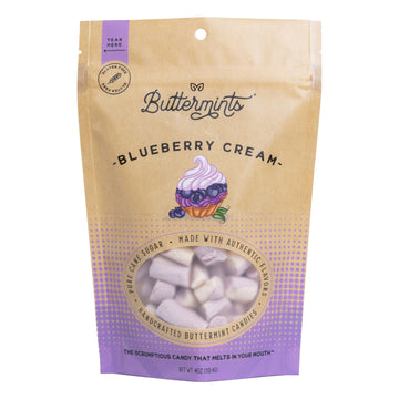Buttermints Blueberry Cream, Butter Mints Gluten-Free Candy Soft Butter Taste, Unexpectedly Scrumptious (4 Servings)