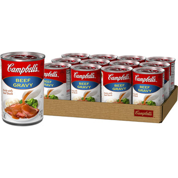 Campbell's Beef Gravy, 10.5 Oz Can (Case of 12)