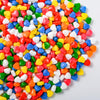Bayep Rainbow Sprinkles for Cake Decorating Heart Bulk Candy for Ice Cream, Cookies, Baking, Cupcake Topper Colorful Sprinkles P