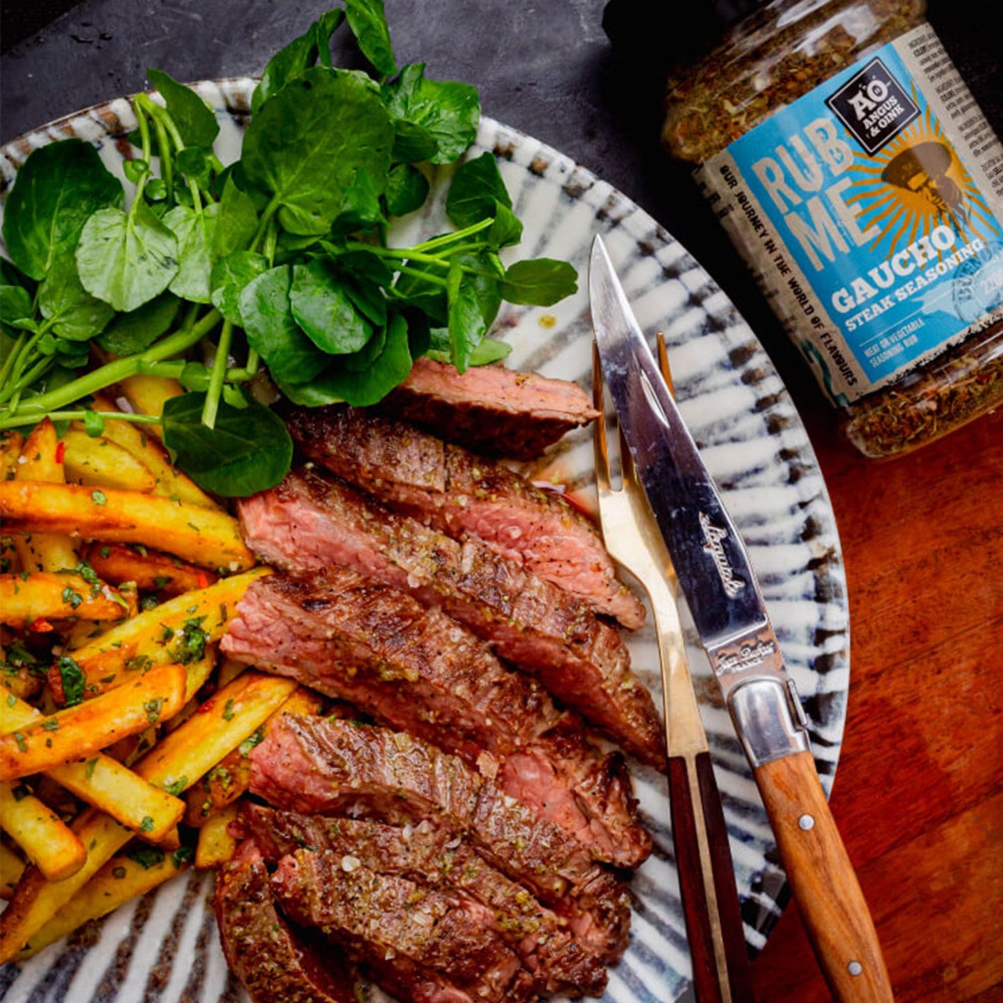 Angus & Oink | Rub Me Bbq Seasoning | Gaucho Flavour | Authentic Argentine Asado Experience | Perfect For Grilling Beef & Lamb |