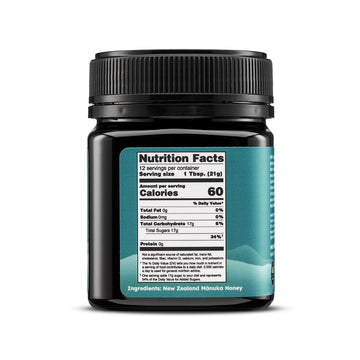 Melora Raw Manuka Honey from New Zealand | UMF 10+ | MGO 265+ | 8.8 Oz Jar | Safe for Skin Care | Edible & Healthy Sugar Alterna