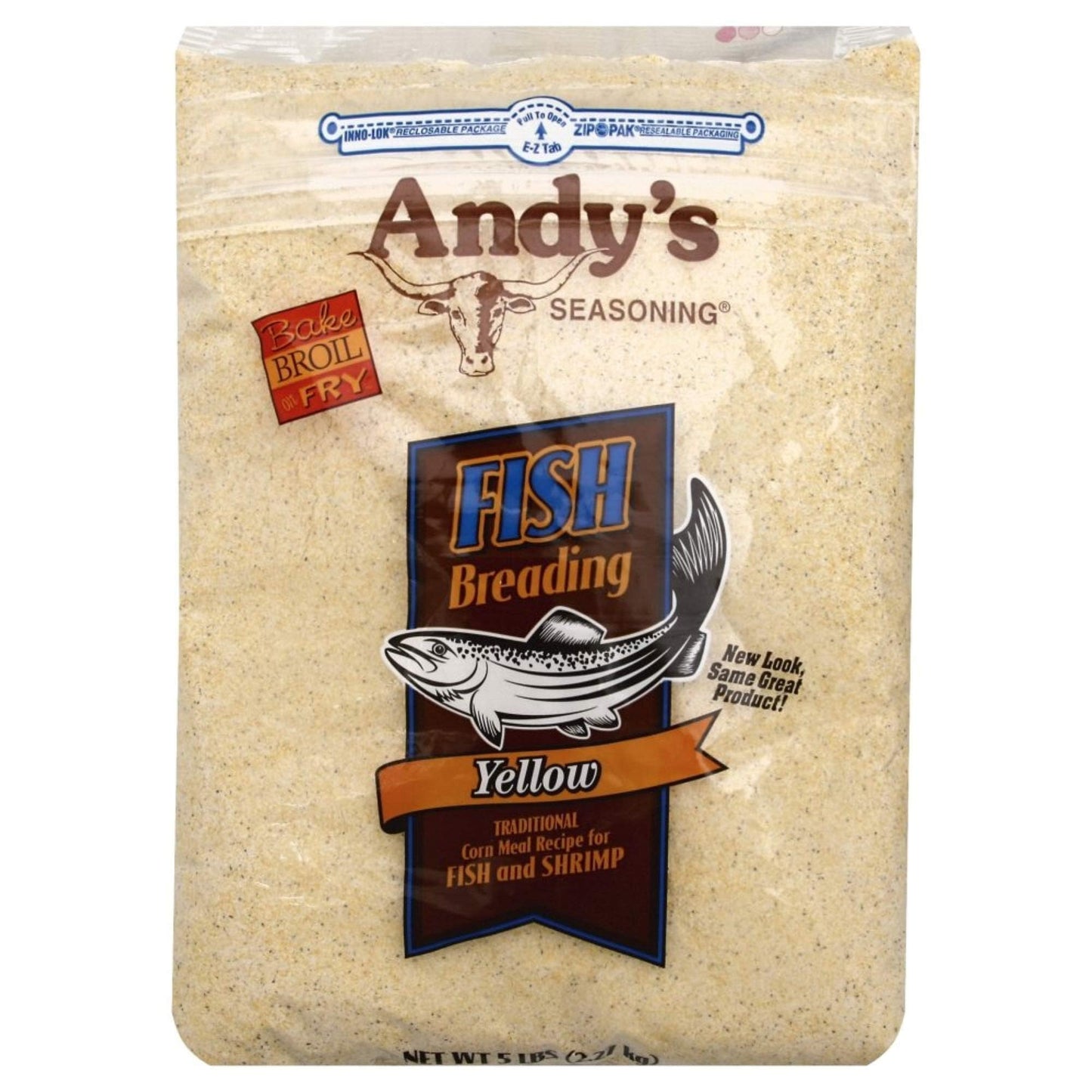 Andy'S Yellow Fish Breading, 5-Pounds