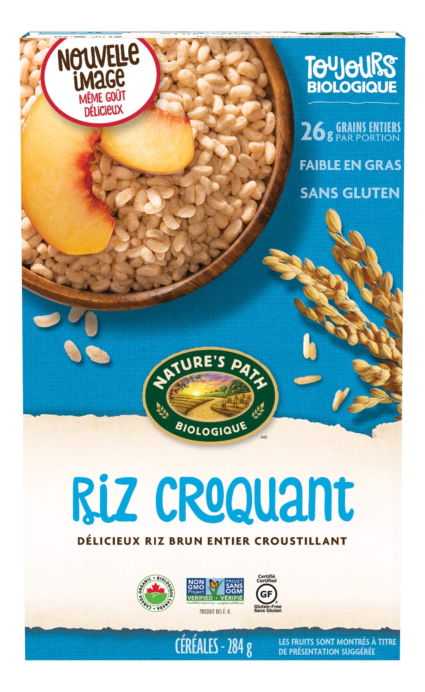 Natures Path Organic Rice Crispy Cereal, 10 Oz